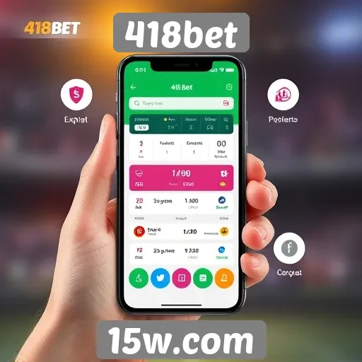 Funcionalidade do aplicativo móvel da 418bet