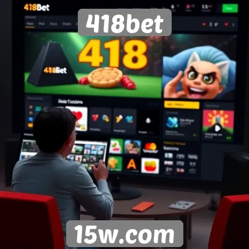 Usabilidade e design do site 418bet