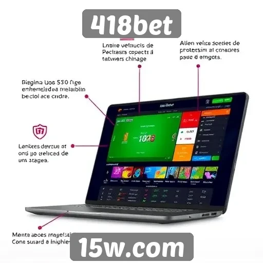 Aspectos da interface do usuário no 418bet