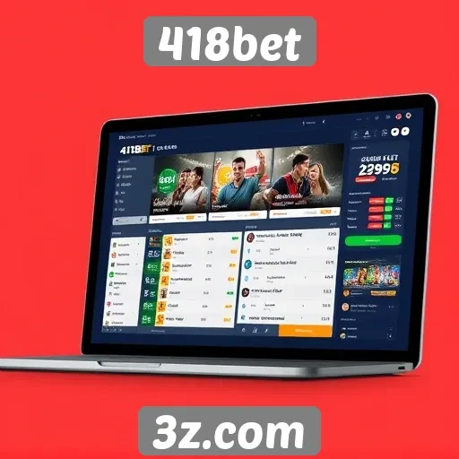 Avaliação da interface do usuário no 418bet